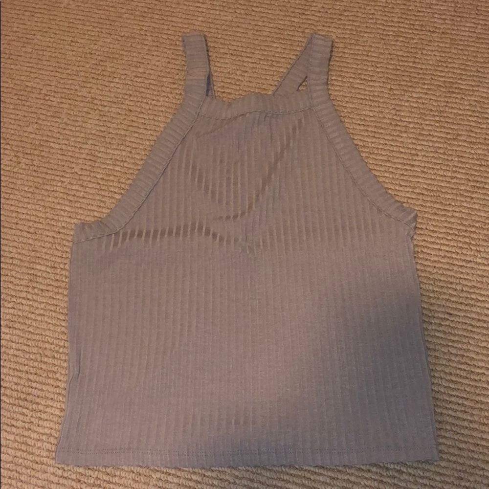 Tan crop top